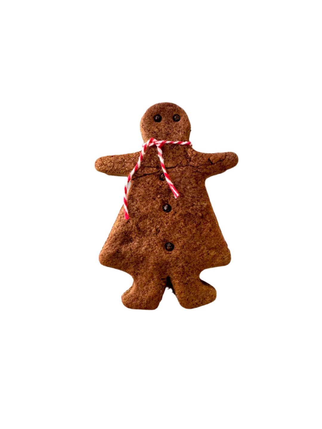 Primitive Handcrafted 5" Rustic Christmas Gingerbread Lady Bowl Filler - The Primitive Pineapple Collection