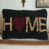 Primitive/Country Folk art Hooked Home with Heart Hooked 8" x 12" Pillow - The Primitive Pineapple Collection