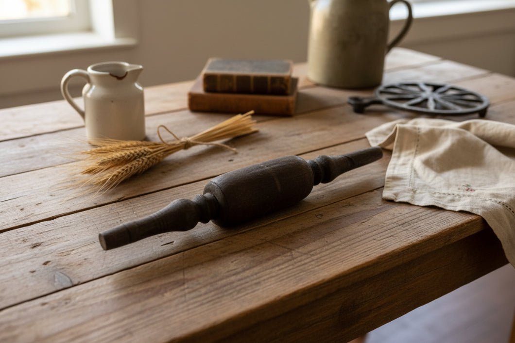 Primitive Vintage Distressed Wood Rolling Pins - The Primitive Pineapple Collection