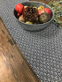 Primitive Farmhouse Cherry Blossom Navy Cream 34" Table Square - The Primitive Pineapple Collection