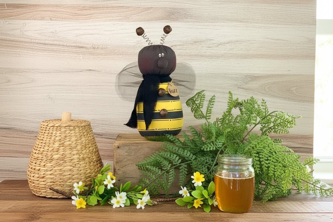 Primitive Spring Easter Honey and Me Buzz the Bee - The Primitive Pineapple Collection