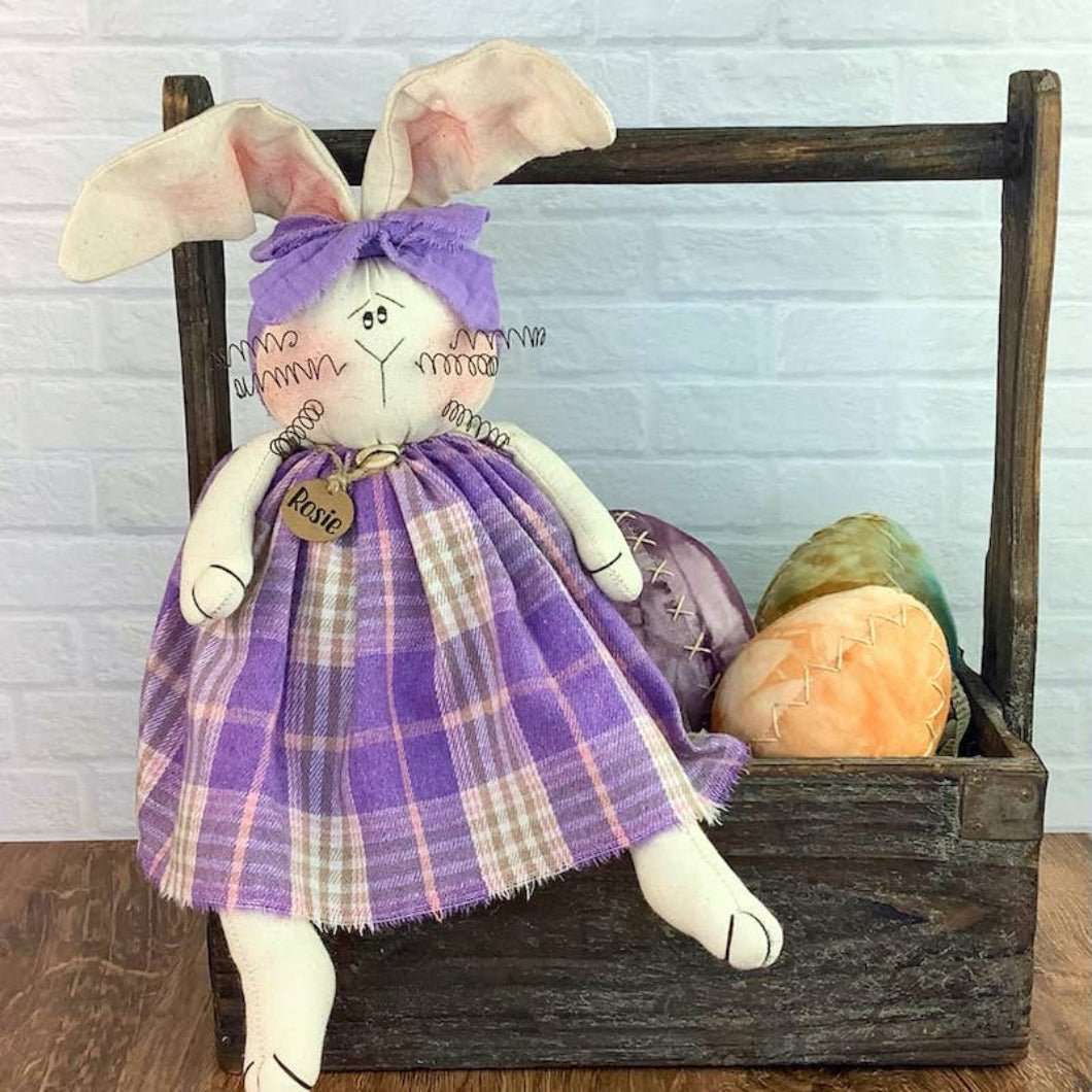 Primitive Easter Honey and Me Bunny Rosie the Rabbit 13" - The Primitive Pineapple Collection