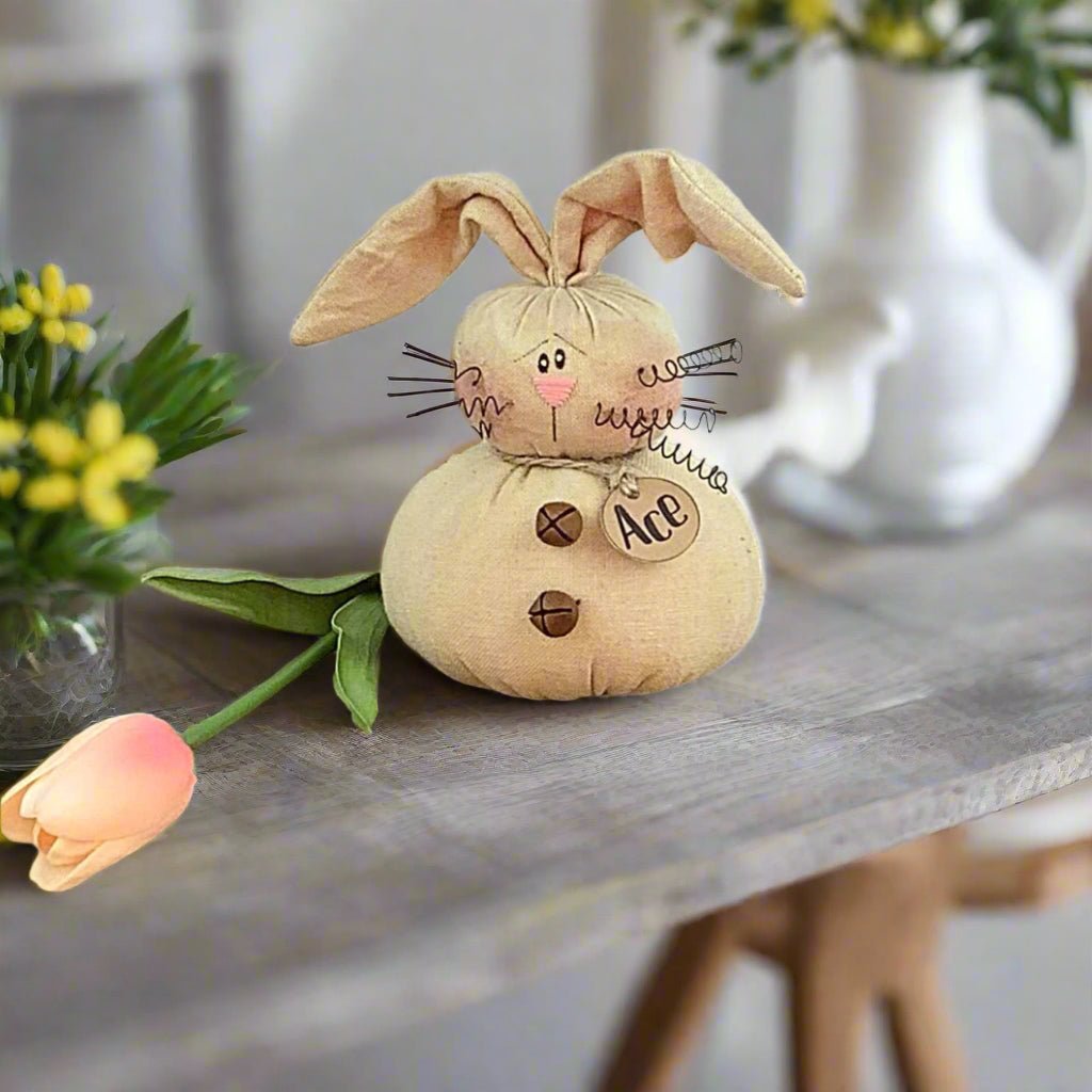 Primitive Easter Honey and Me Ace the Bunny - The Primitive Pineapple Collection