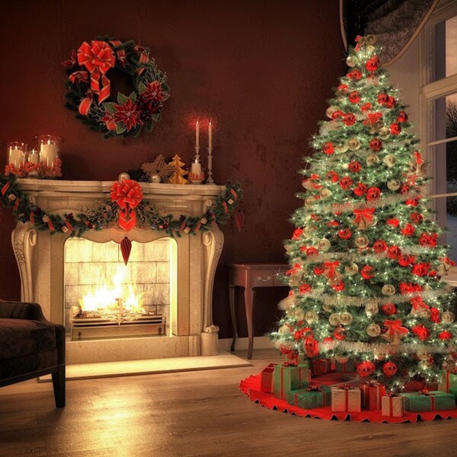 Handcrafted USA Holiday Christmas Log Cabin Potpourri - The Primitive Pineapple Collection