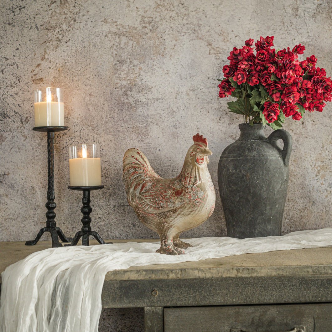Primitive Ragon House Vintage Look 11" Speckled Red Hen Chicken - The Primitive Pineapple Collection