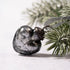 Christmas Handmade 1” Crackle Slate Heart Ornaments 6 pc Set - The Primitive Pineapple Collection