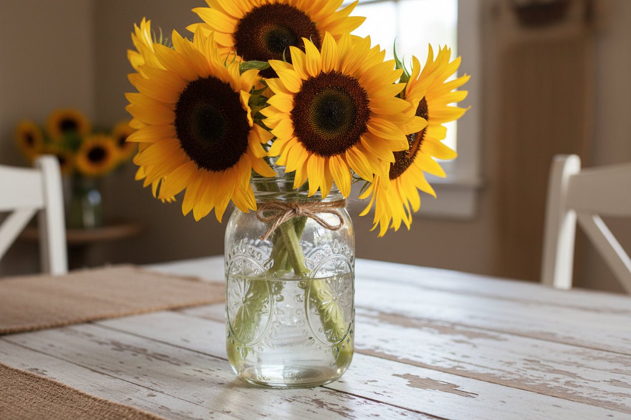 Handcrafted USA Farmhouse Sunflower Potpourri w/Rosehips - The Primitive Pineapple Collection