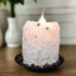 Primitive Country Handcrafted Electric Hearth Vanilla Bean Candle 5" x 4’5" - The Primitive Pineapple Collection