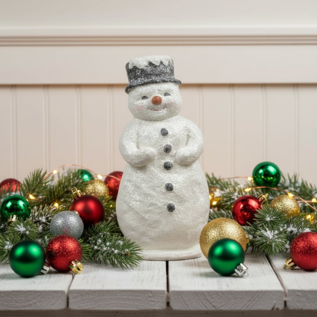 Primitive Ragon House Christmas 12" Red Nose Snowman - The Primitive Pineapple Collection