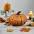 Ragon House Halloween Fall 5.75” Terracotta Short Pumpkin - The Primitive Pineapple Collection