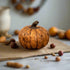 Ragon House Halloween Fall 2.75" Terra Cotta Short Pumpkin - The Primitive Pineapple Collection