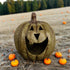 Halloween Fall Ragon House Collectable 15” Olive Green Big Mouth Pumpkin Luminary - The Primitive Pineapple Collection