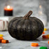 Ragon House Halloween Fall 12"x9” Large Black Short Pumpkin - The Primitive Pineapple Collection