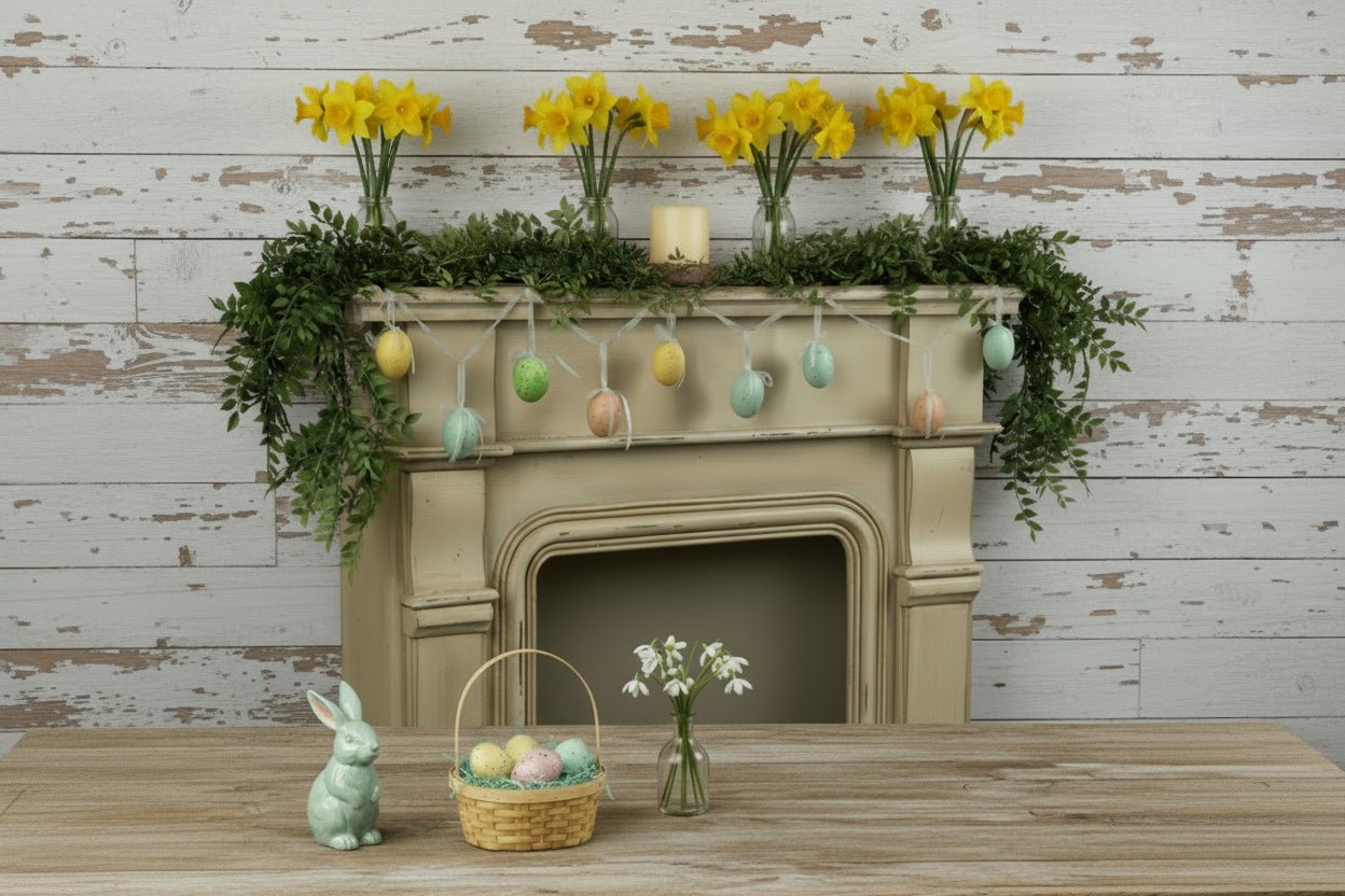 Primitive Spring 6 FT Ragon House Easter Egg Garland - The Primitive Pineapple Collection