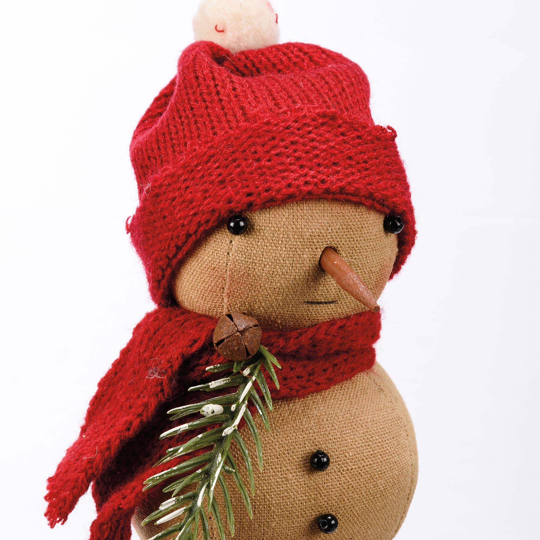 Primitive Christmas Be Merry Baby Snowman Sitter 7" - The Primitive Pineapple Collection