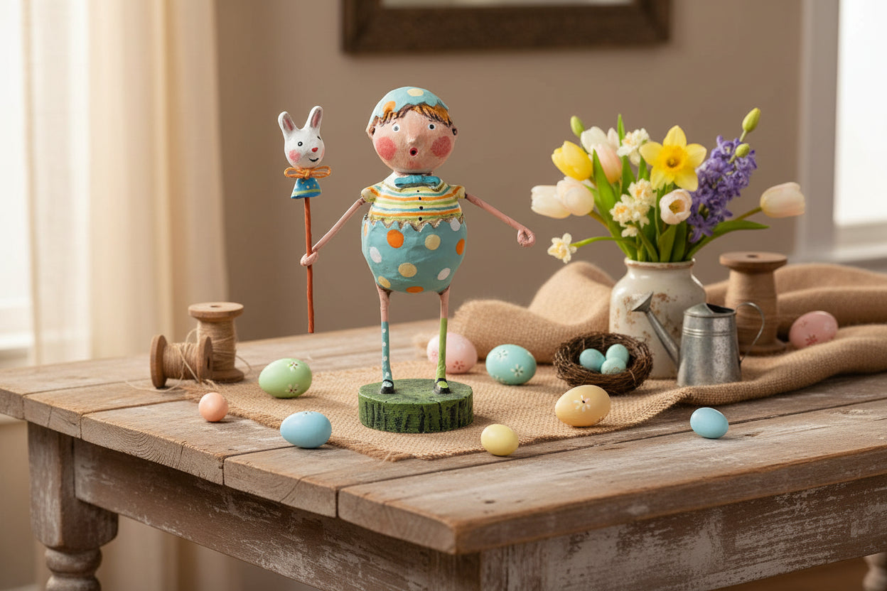 Esc and Company Lori Mitchell All Cracked Up 14492 - The Primitive Pineapple Collection