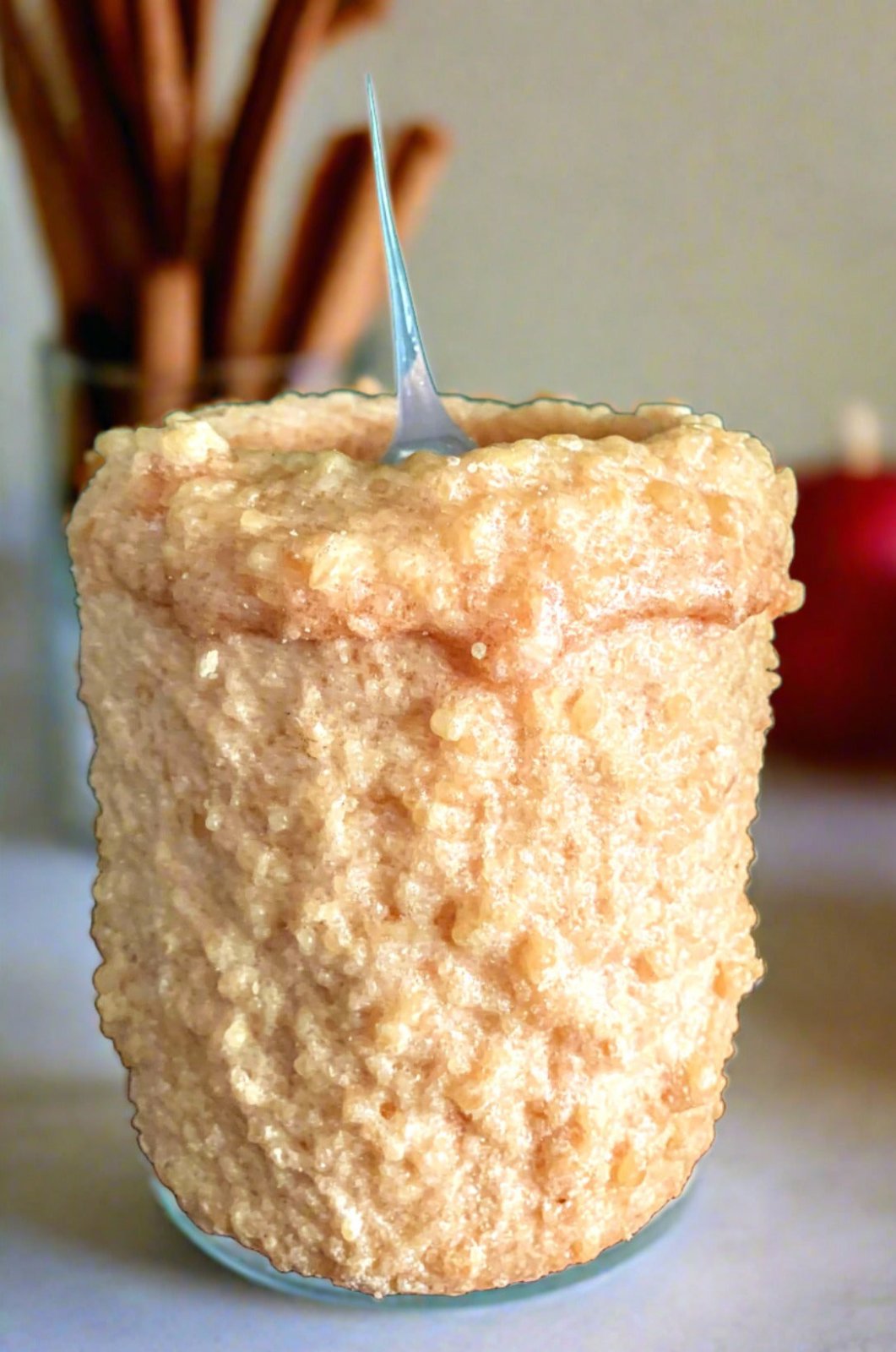 Primitive Country Handcrafted Electric Hearth Nutmeg and Cream Candle 5" x 4’5" - The Primitive Pineapple Collection