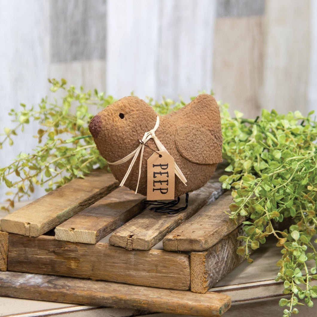 Primitive Stuffed Grungy Peep Chick Doll - The Primitive Pineapple Collection