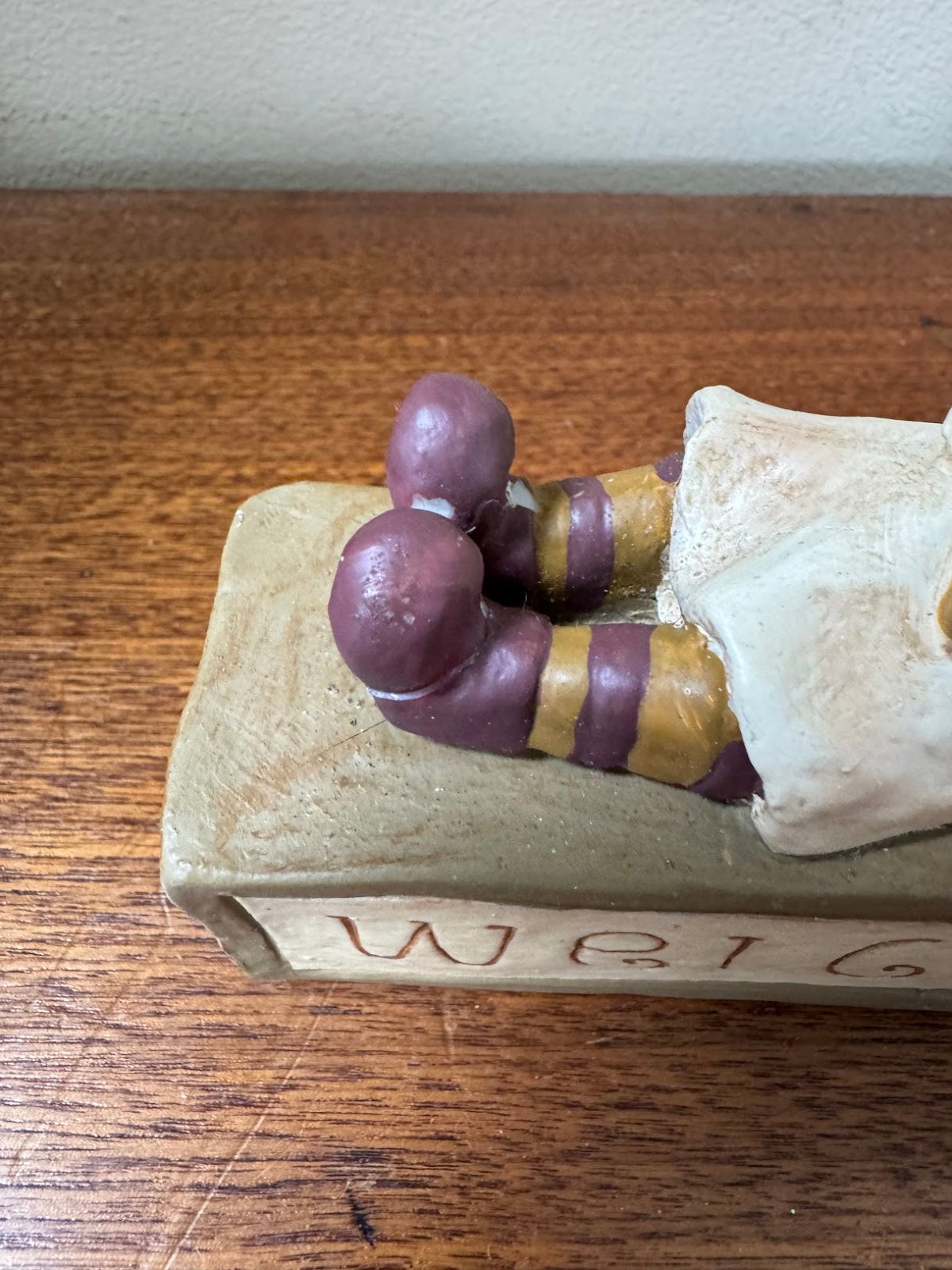 Primitive Welcome Angel Block Figurine Shelf Sitter Clearance - The Primitive Pineapple Collection