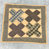 Primitive Farmhouse Cross Patchwork Little Quilt 18" Table Topper/Wall Decor - The Primitive Pineapple Collection