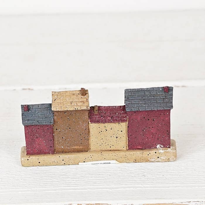 Primitive Farmhouse 5.25" Saltbox House " Home" Shelf Sitter - The Primitive Pineapple Collection