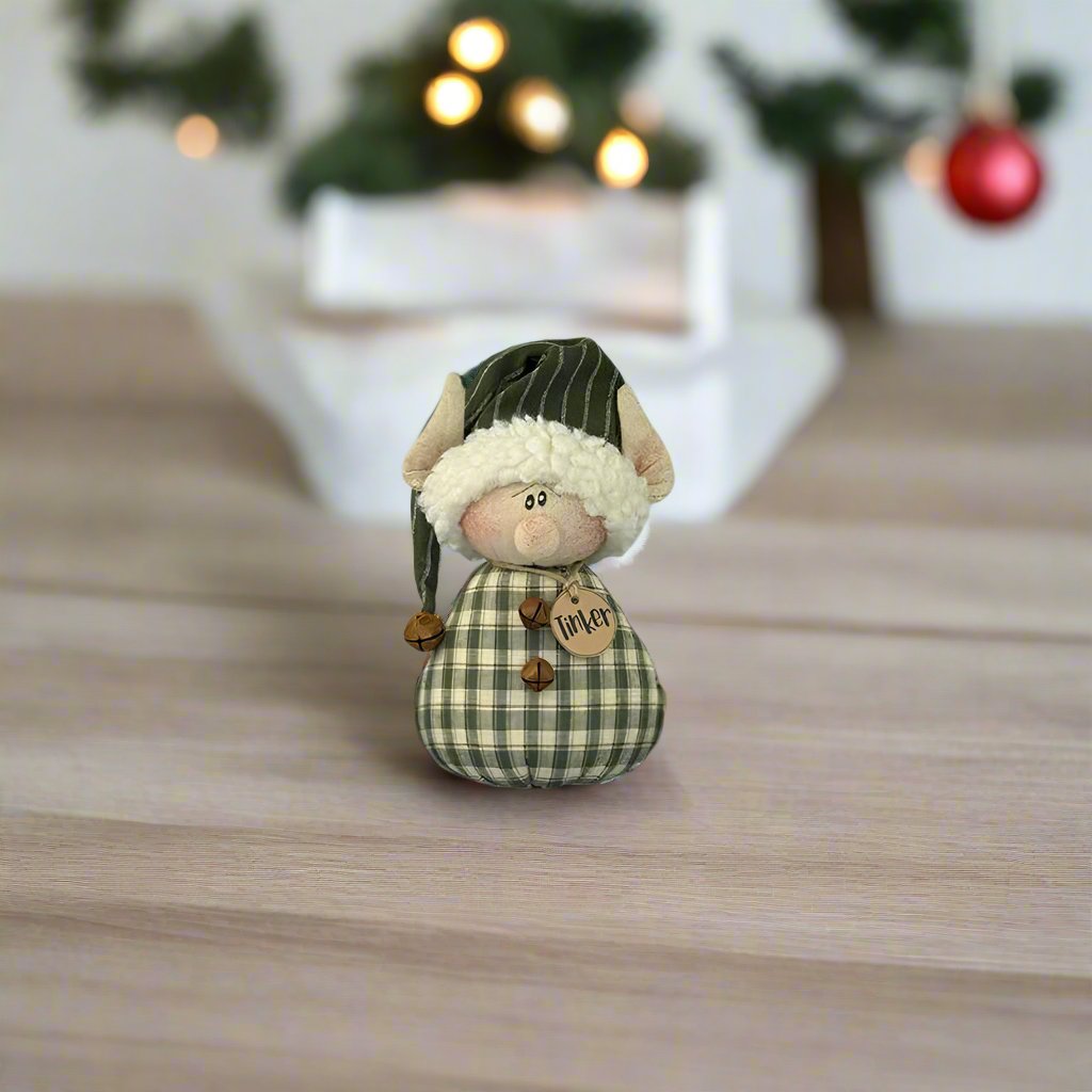Honey and Me Christmas Tinker the Baby Elf 6 1/2" - The Primitive Pineapple Collection