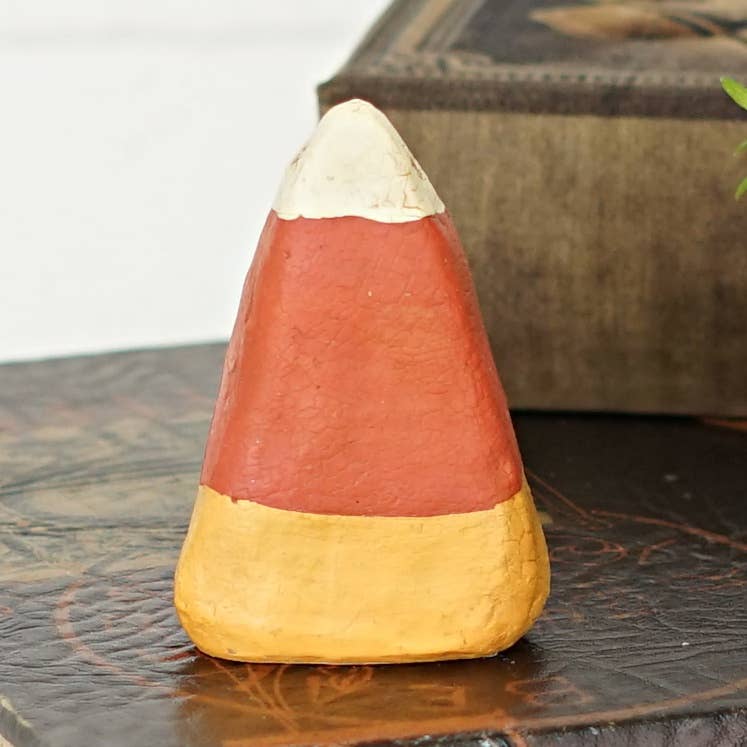 Primitive Rustic Halloween 3" Candy Corn Shelf Sitter - The Primitive Pineapple Collection