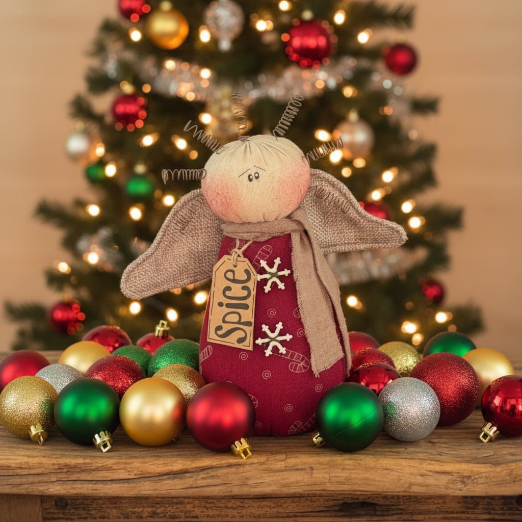 Honey and Me Christmas Spice the Christmas Angel - The Primitive Pineapple Collection