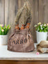 Primitive Handcrafted Spring Easter Large Burlap Carrot Bag - The Primitive Pineapple Collection
