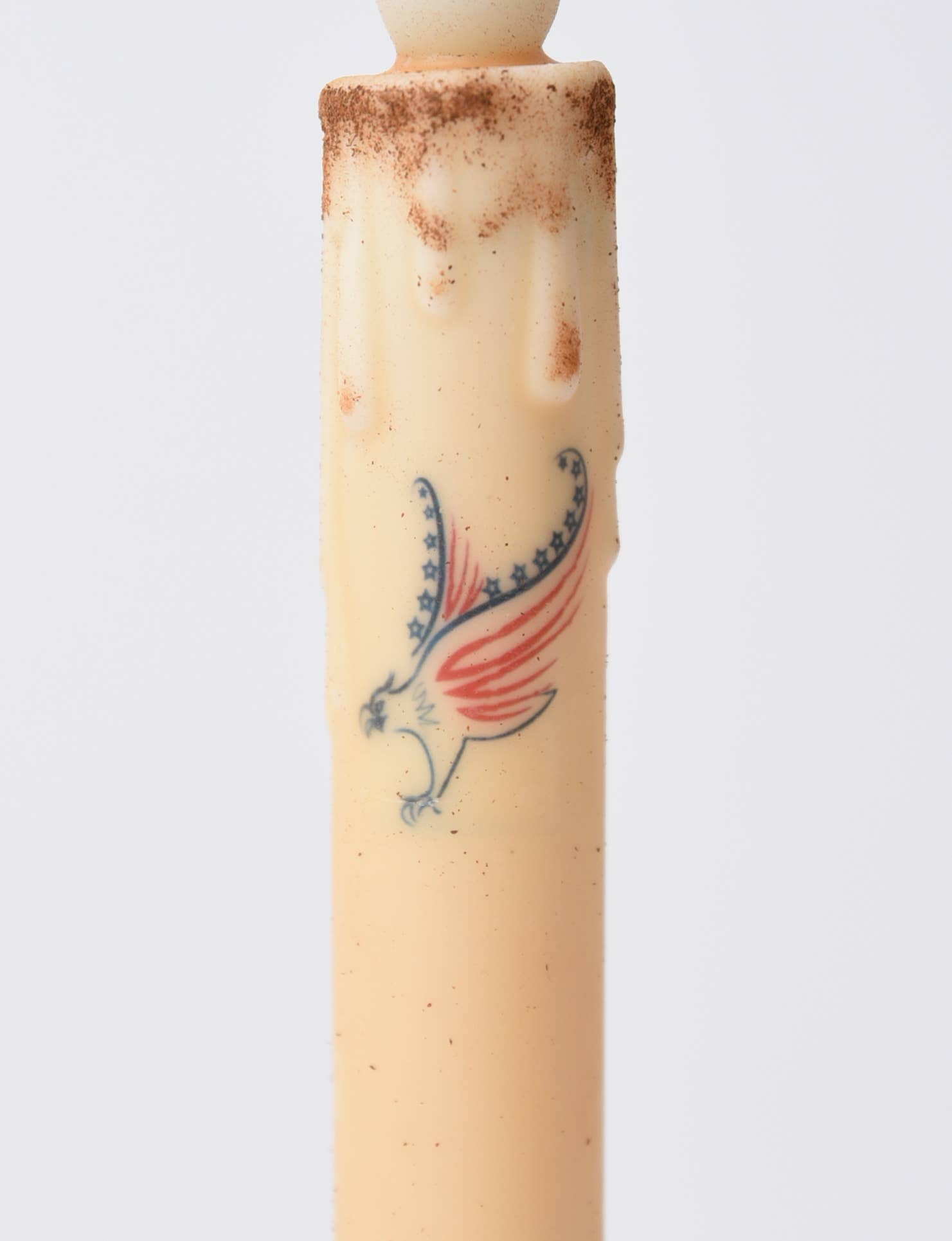 7" Eagle Flameless LED Taper Candle - Battery Operated with Timer - The Primitive Pineapple Collection