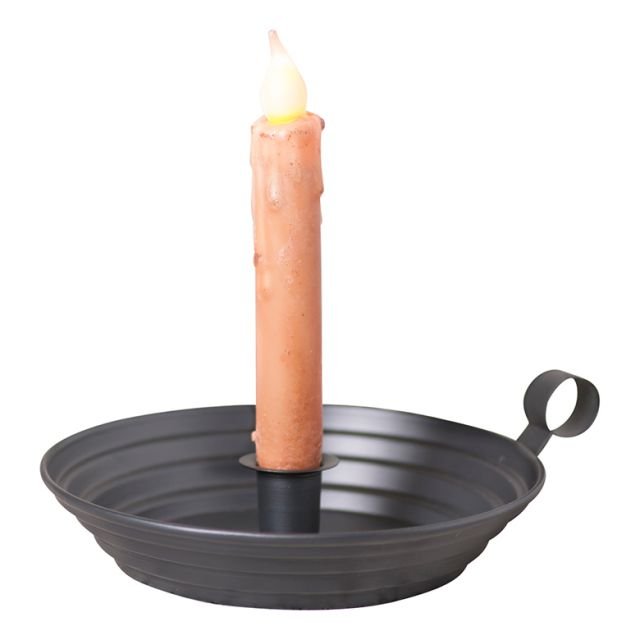 Primitive Farmhouse Early American Colonial Candlestick Candle Holder - The Primitive Pineapple Collection