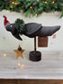 Primitive Rustic Christmas Crow Sitter DISCOUNTED - The Primitive Pineapple Collection