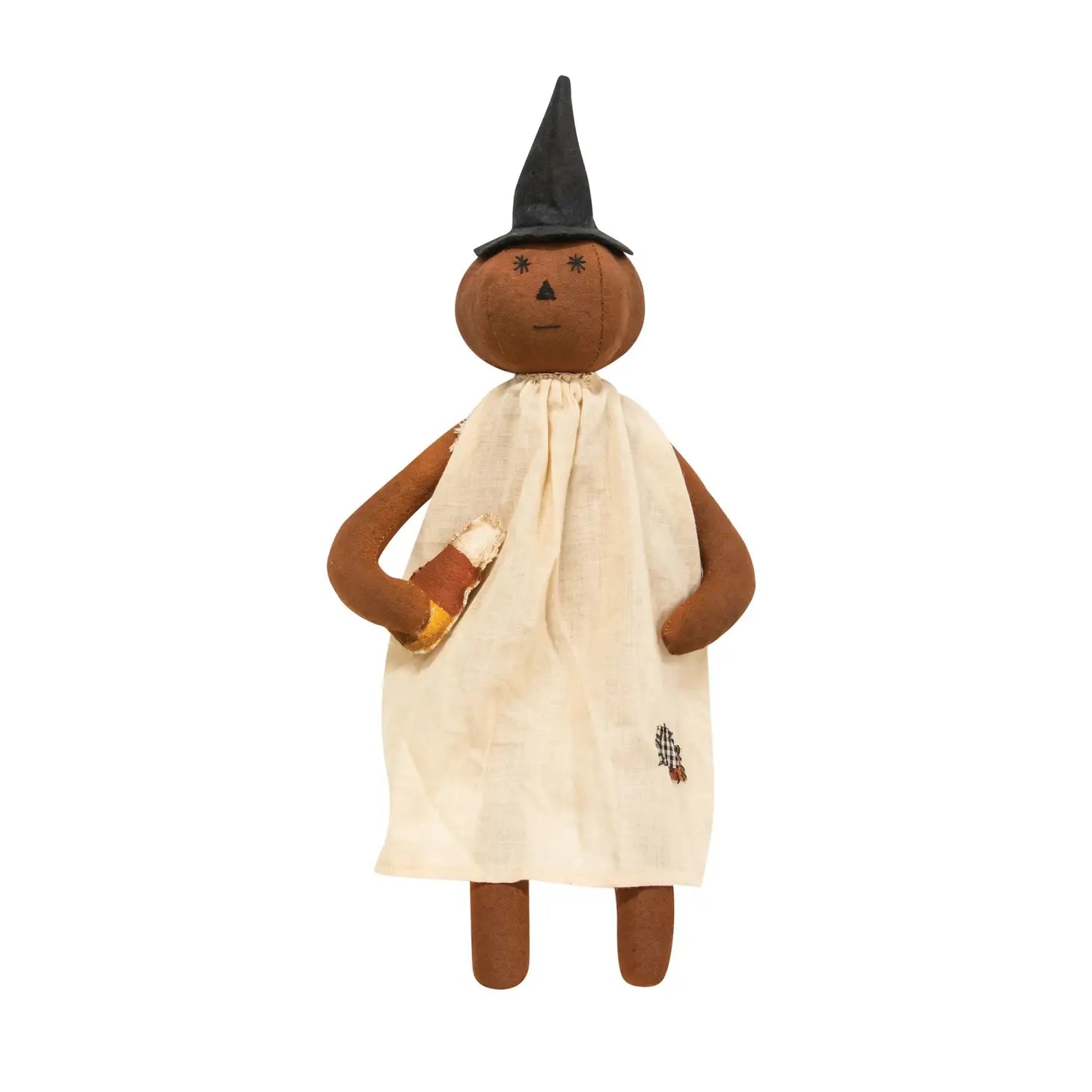 Primitive Witchy Pumpkin Girl Doll Fall/Halloween 16" - The Primitive Pineapple Collection