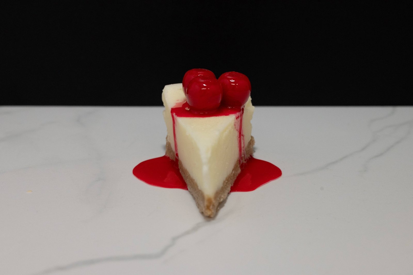 Farmhouse Handcrafted USA Faux Cherry Cheesecake Slice - The Primitive Pineapple Collection