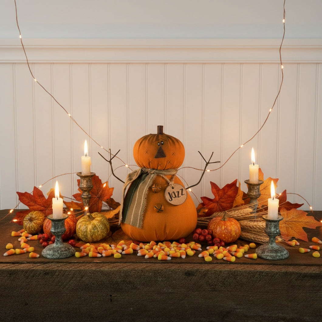Honey and Me Halloween Jazz the Baby Jack - O - Lantern - The Primitive Pineapple Collection
