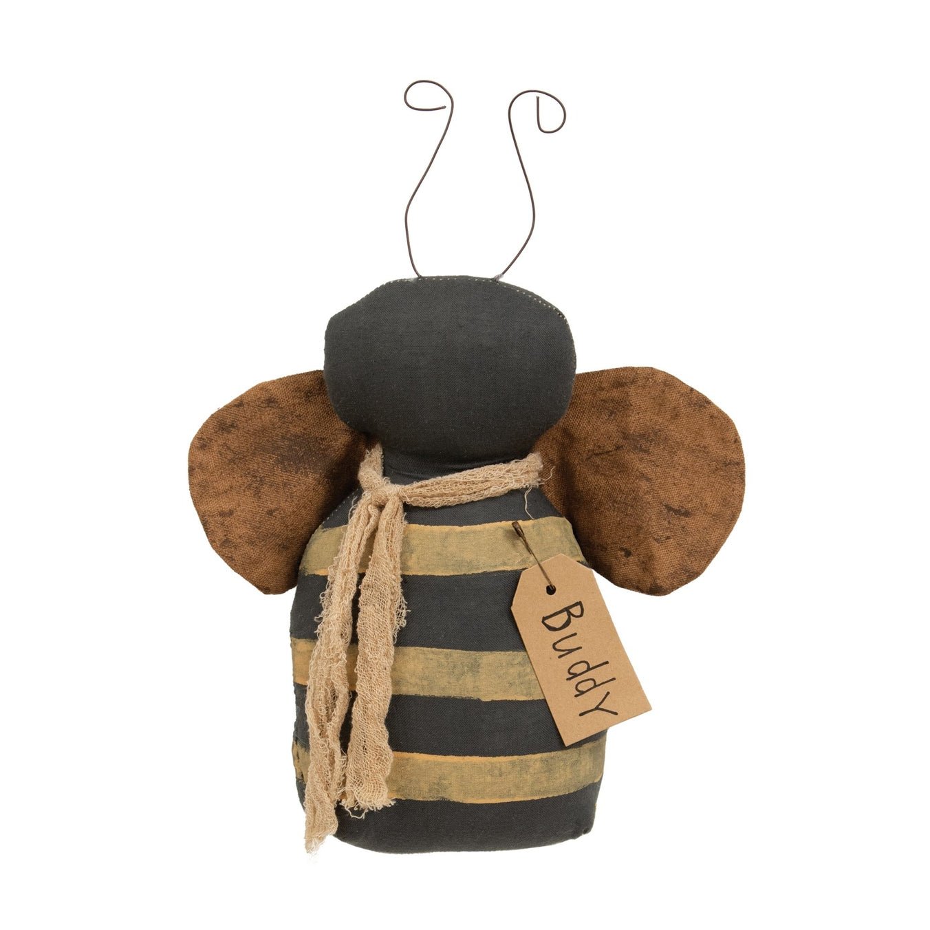 Primitive Farmhouse Buddy the Bee Doll 9" - The Primitive Pineapple Collection