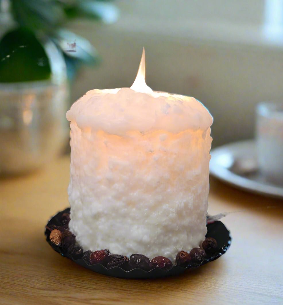 Primitive Country Handcrafted Electric Hearth Candle Spicy Citrus Electric Candle - The Primitive Pineapple Collection