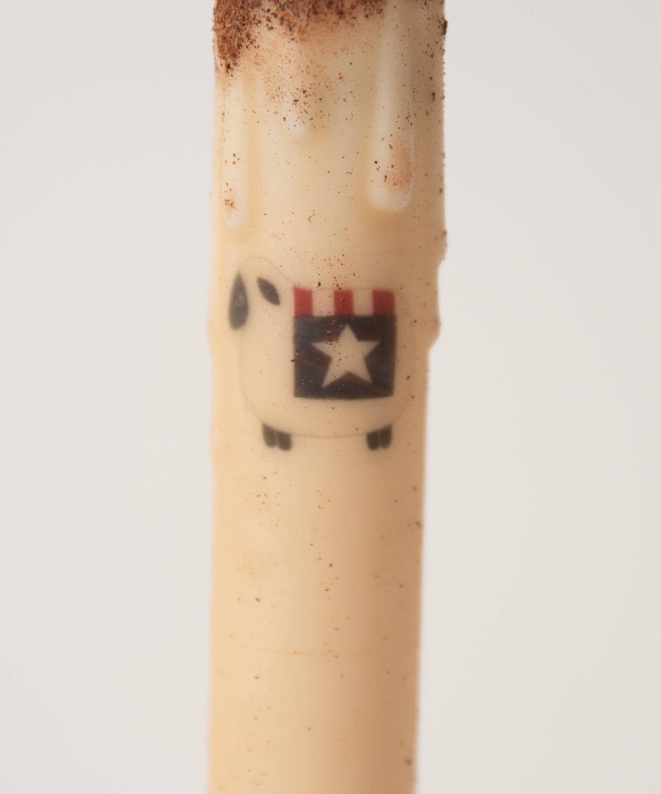 7" Flameless Americana Sheep LED Timer Taper Candle - The Primitive Pineapple Collection