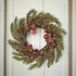 Primitive Christmas Rustic 12" Fabric Wreath w/ Bells and Rusty Stars - The Primitive Pineapple Collection