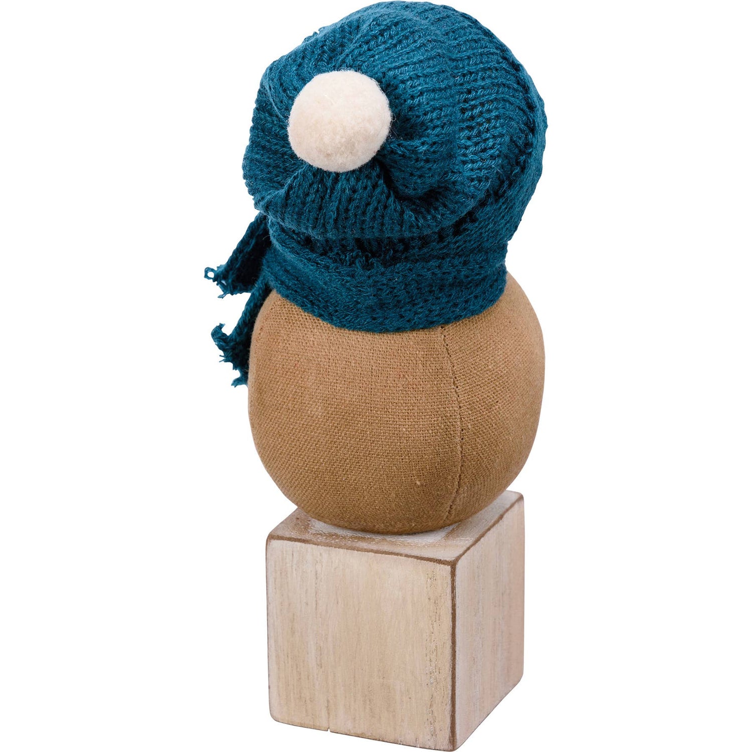 Primitive Christmas Snow Day Baby Snowman Sitter 7" - The Primitive Pineapple Collection