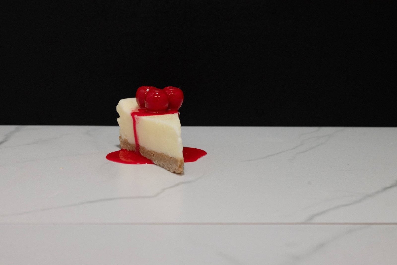 Farmhouse Handcrafted USA Faux Cherry Cheesecake Slice - The Primitive Pineapple Collection