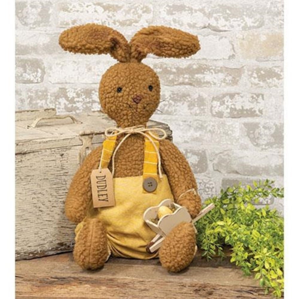 Primitive Easter Spring Dudley Bunny Doll 25" - The Primitive Pineapple Collection