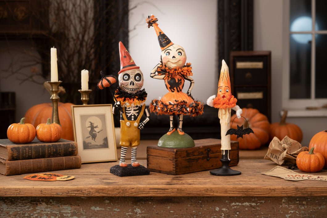 Bethany Lowe Halloween 12.5" Skelita Skellington HH0163 - The Primitive Pineapple Collection