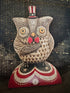 Handcrafted Johanna Parker Retro 4th Of July Patriotic Owl Wood Cutout Out 8" - The Primitive Pineapple Collection
