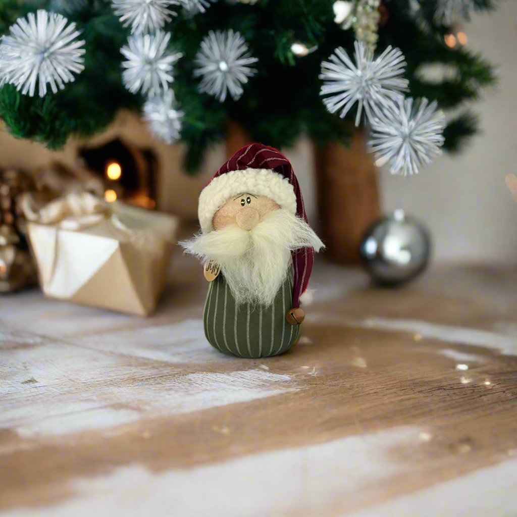 Honey and Me Christmas Jolly the Baby Santa 6 1/2" - The Primitive Pineapple Collection