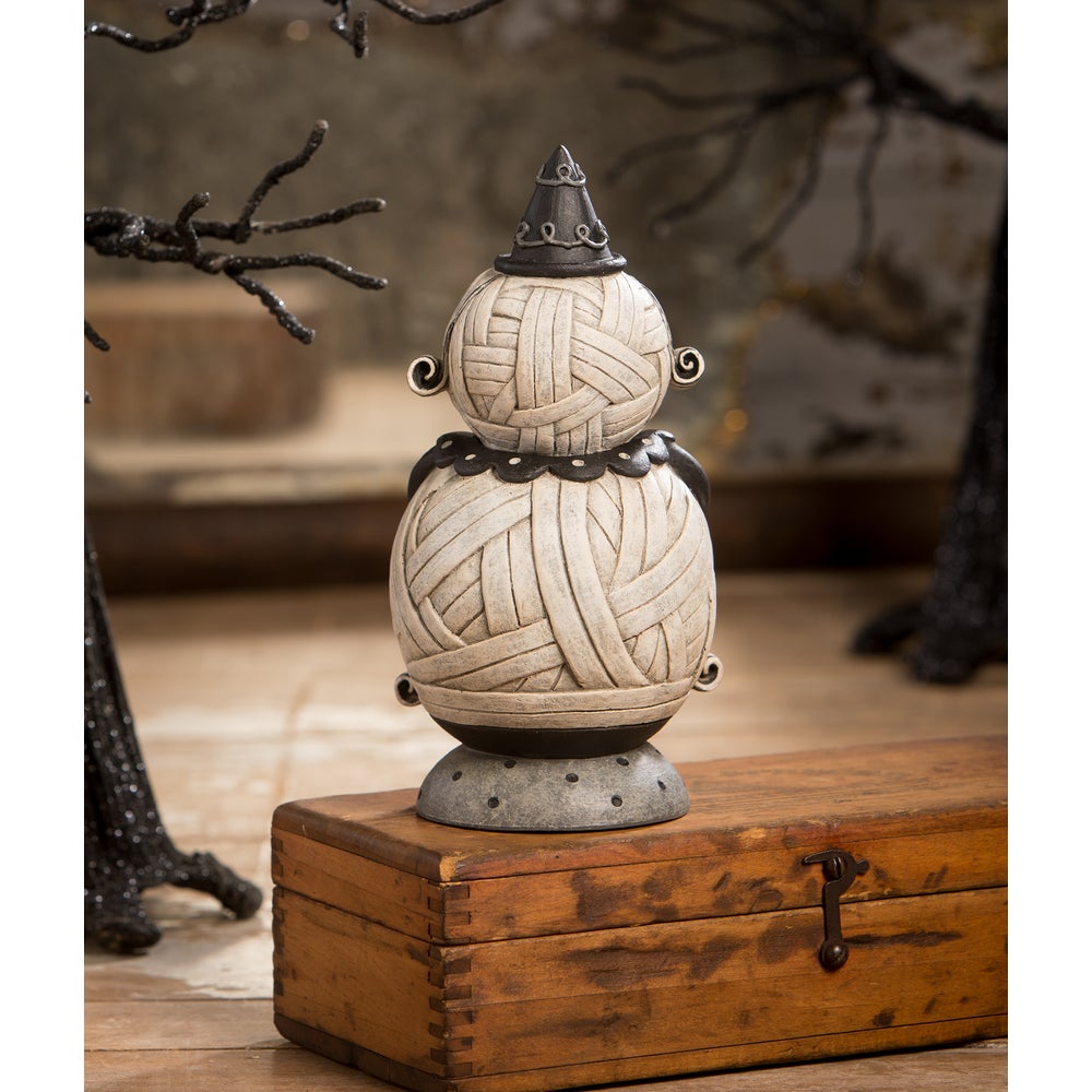Bethany Lowe Halloween Grinning Mumma Mia Spooks Jar JP3029 - The Primitive Pineapple Collection