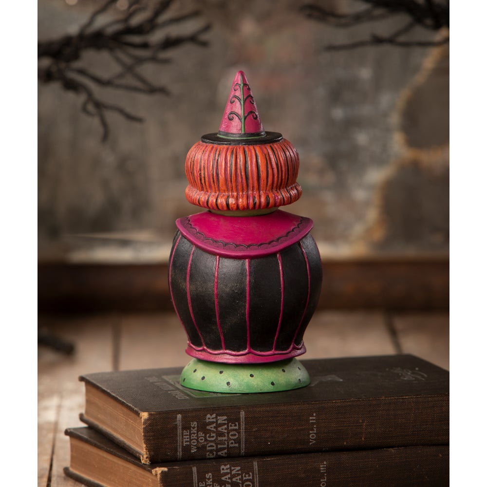 Bethany Lowe Halloween Jackie Green - O - Ween Spooks Jar JP4029 - The Primitive Pineapple Collection