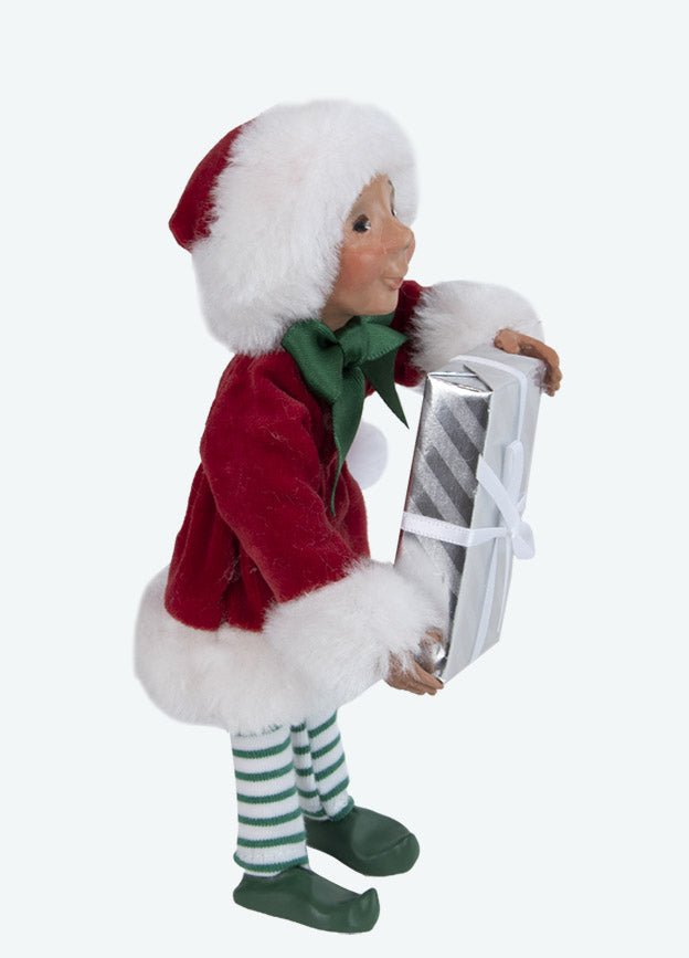 Colonial Byers Choice Christmas Kindle Wraps The Elf K109 - The Primitive Pineapple Collection