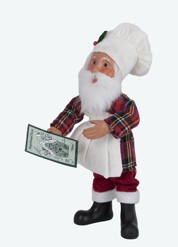 Colonial Byers Choice Christmas Kindle Baking Santa K222 - The Primitive Pineapple Collection