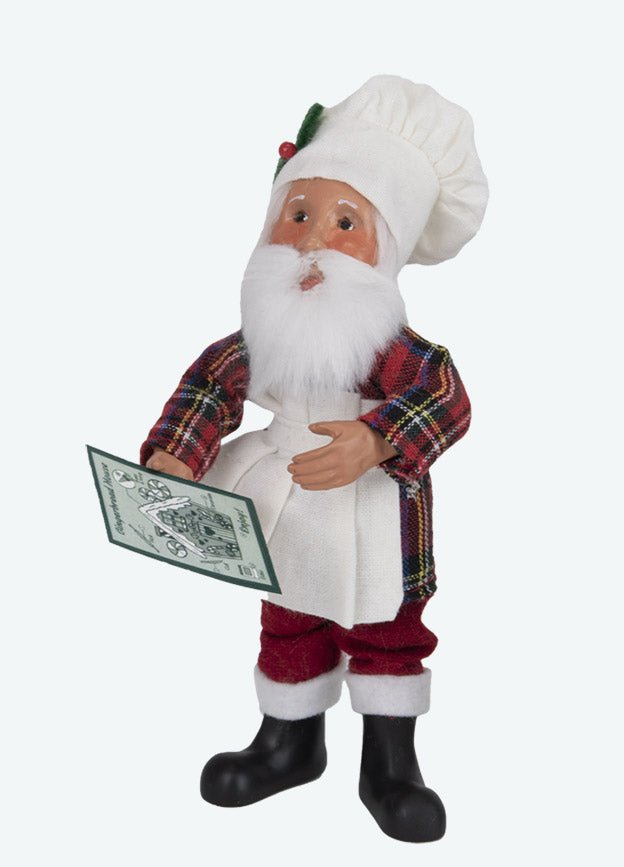 Colonial Byers Choice Christmas Kindle Baking Santa K222 - The Primitive Pineapple Collection